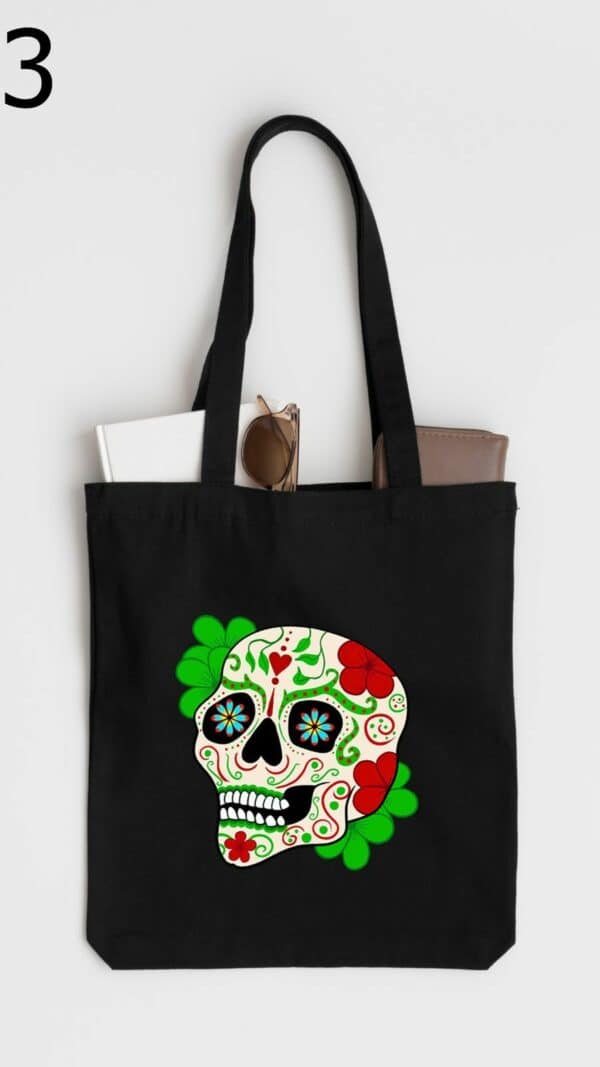 Tote Bags Skull Art