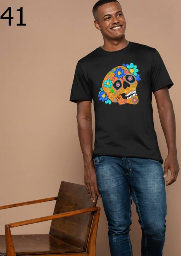 T-shirt Mixte Skull Art