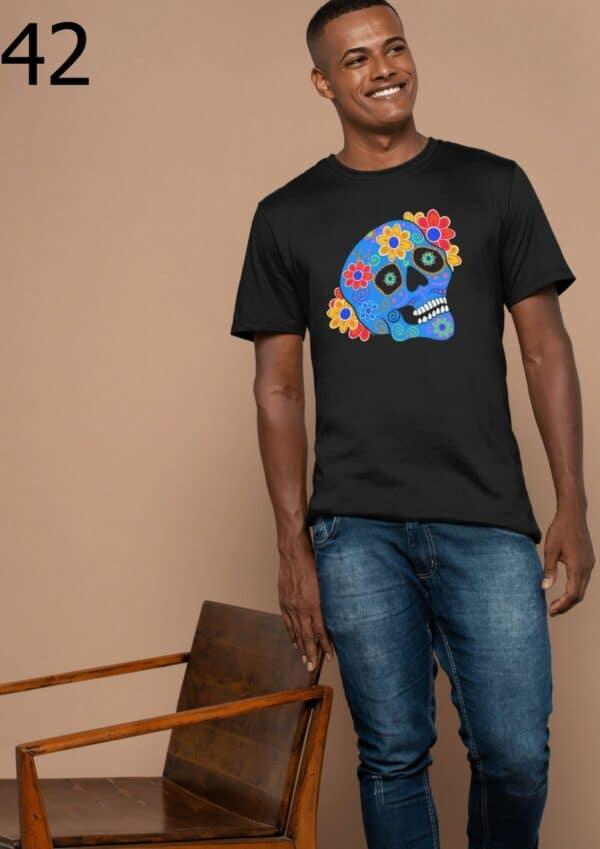 T-shirt Mixte Skull Art