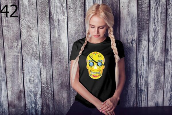 T-shirt Femme Skull Art