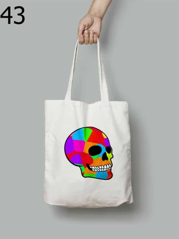 Tote Bags Skull Art