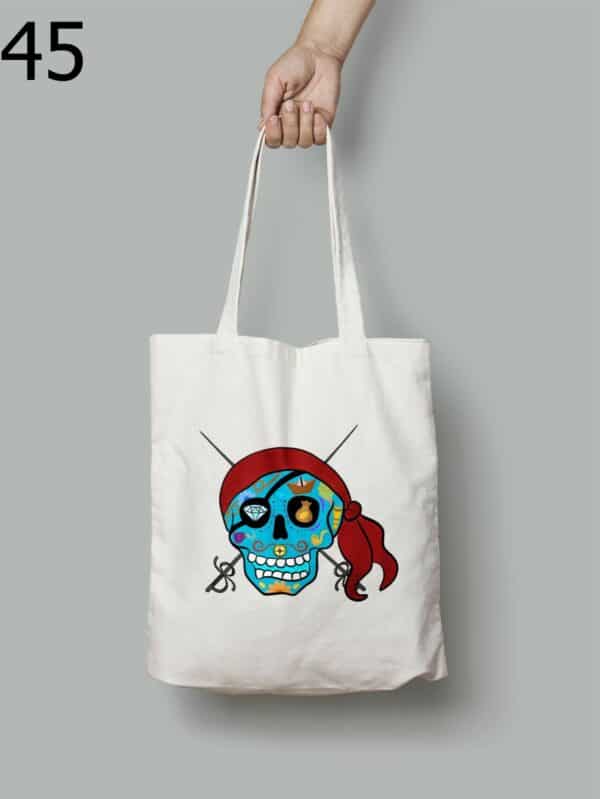 Tote Bags Skull Art