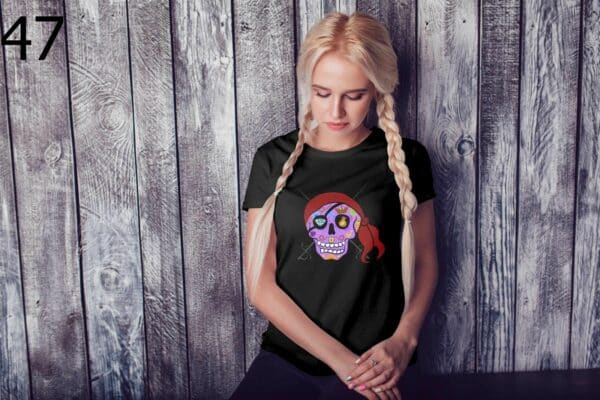 T-shirt Femme Skull Art