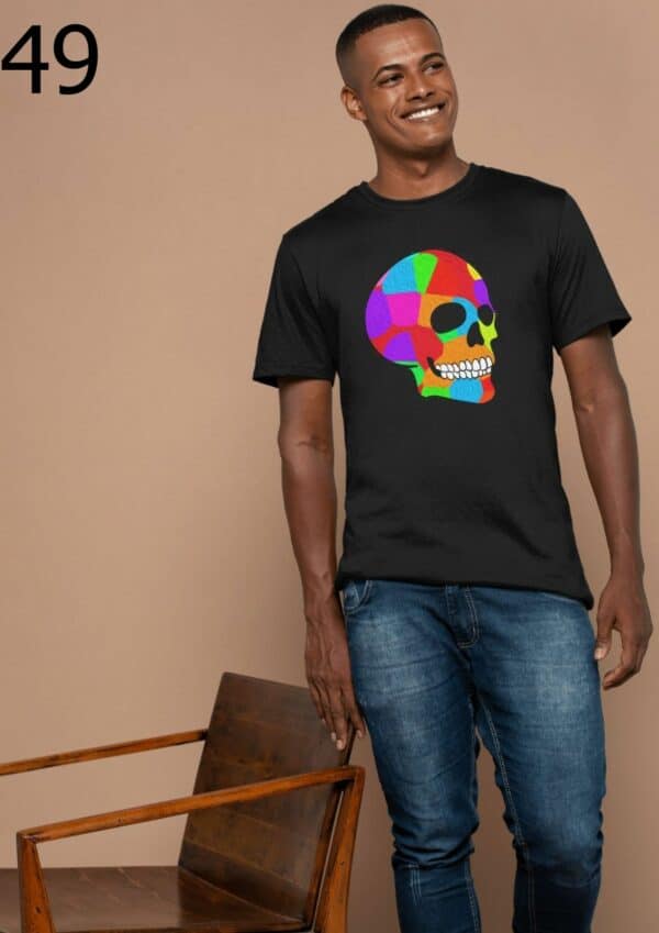 T-shirt Mixte Skull Art