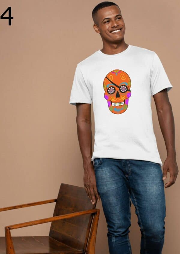 T-shirt Mixte Skull Art