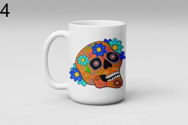 Mug Skull art