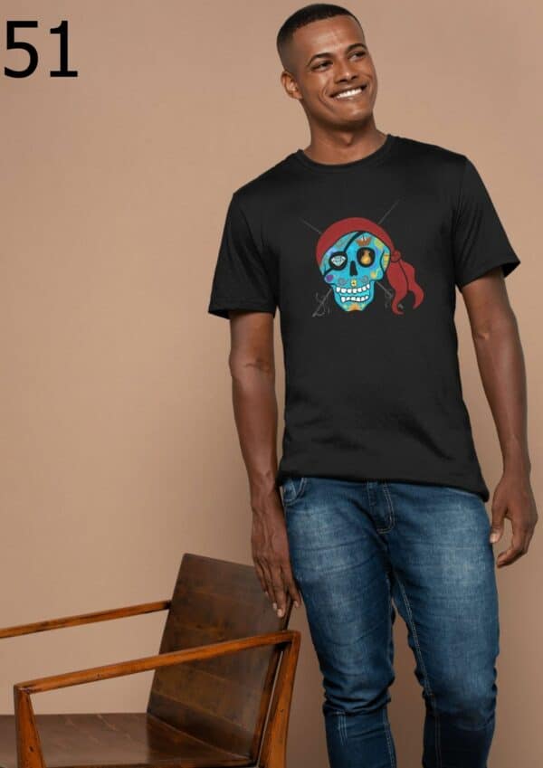 T-shirt Mixte Skull Art