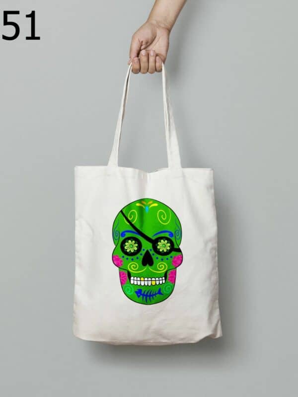 Tote Bags Skull Art