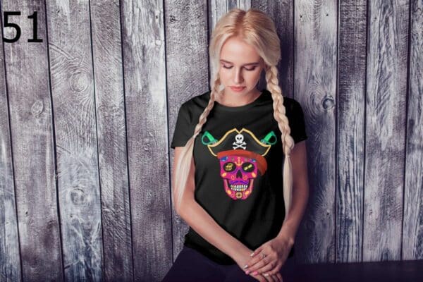 T-shirt Femme Skull Art