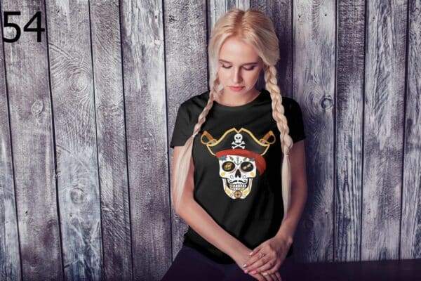 T-shirt Femme Skull Art