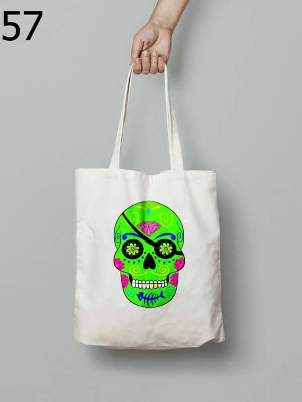 Tote Bags Skull Art