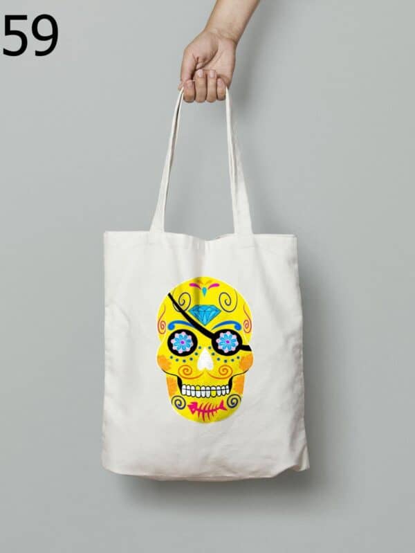 Tote Bags Skull Art