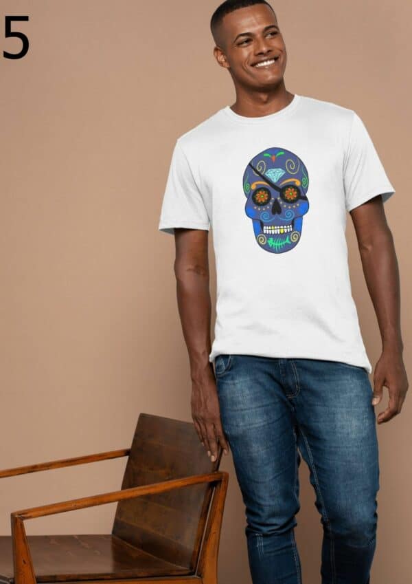 T-shirt Mixte Skull Art