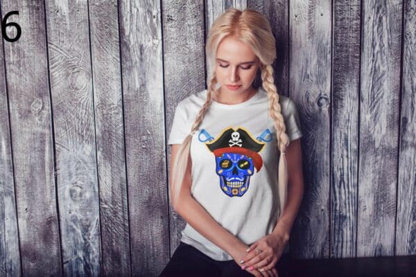 T-shirt Femme Skull Art