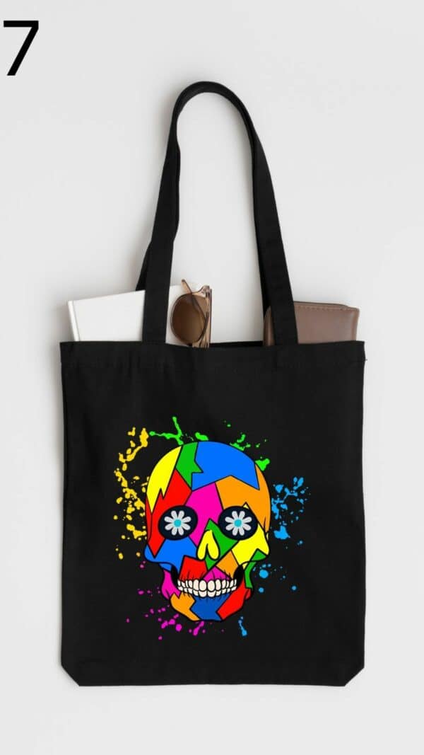 Tote Bags Skull Art