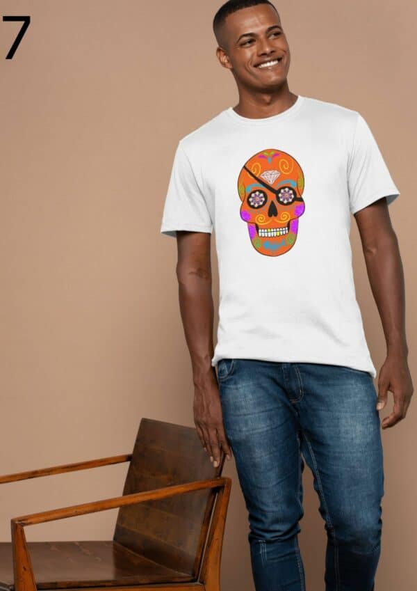 T-shirt Mixte Skull Art