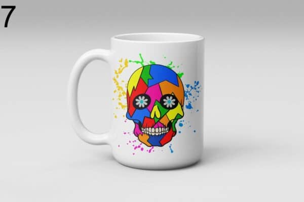 Mug Skull art