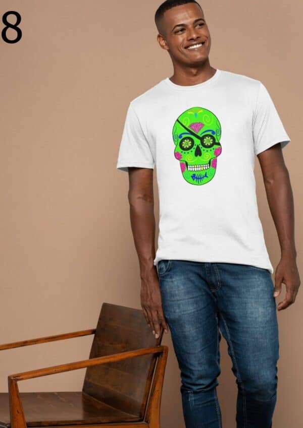 T-shirt Mixte Skull Art