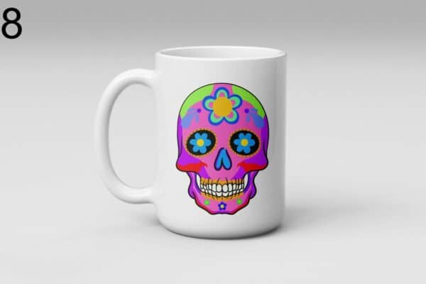 Mug Skull art