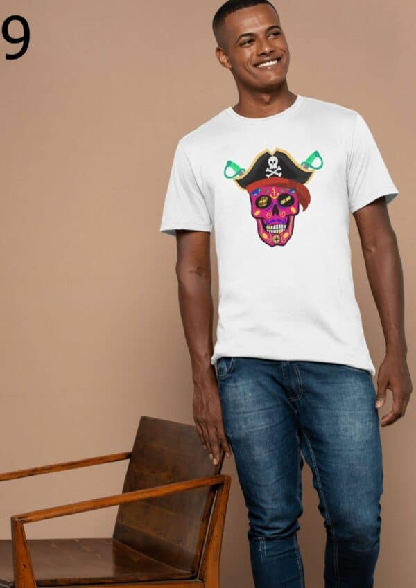 T-shirt Mixte Skull Art