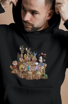 T-shirt Kawaii - Blanche Neige et les 7 nains